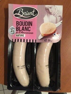 Brient Boudin blanc à l'ancienne nature packshot