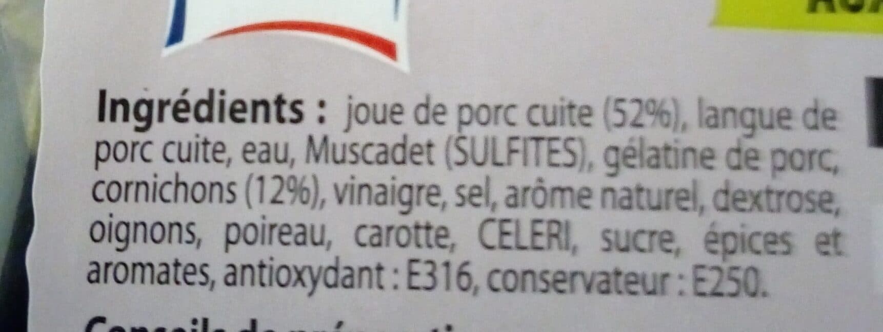 Brient Joue de porc à l'ancienne packshot