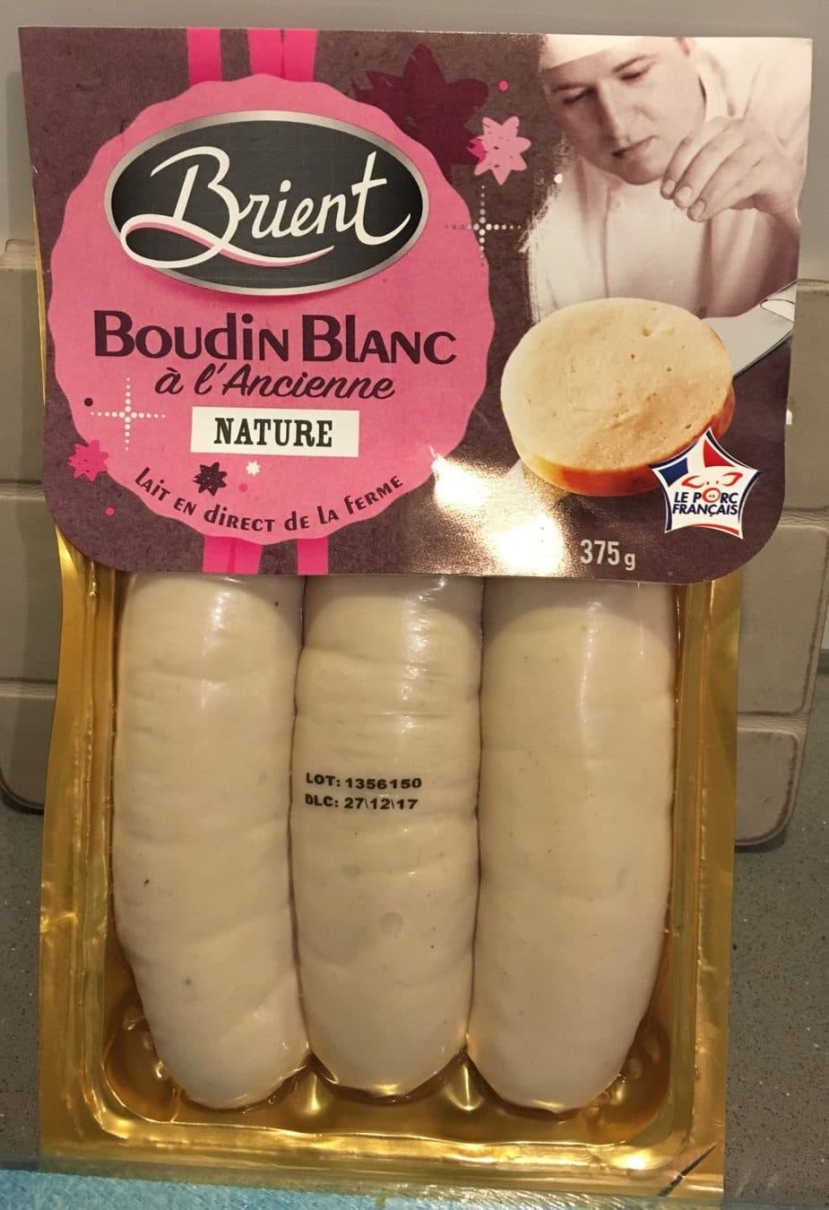 Brient Boudin blanc à l’ancienne nature packshot