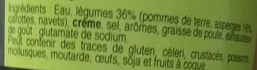 Papy le Jardinier Velouté d'Asperges packshot