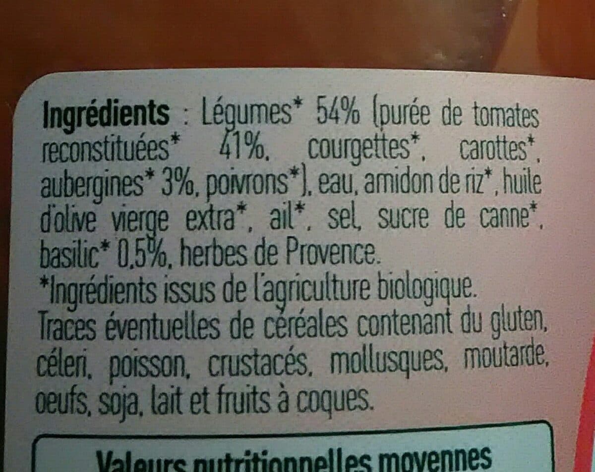 Open Food Facts Velouté tomates et basilic packshot