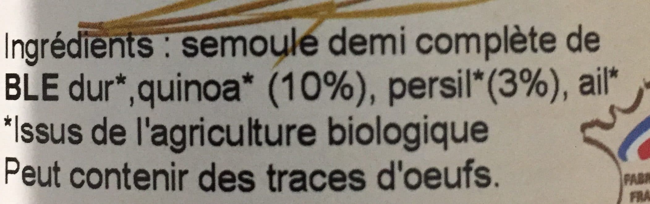 Jardin Bio Spaghetti au Quinoa Persil Ail packshot
