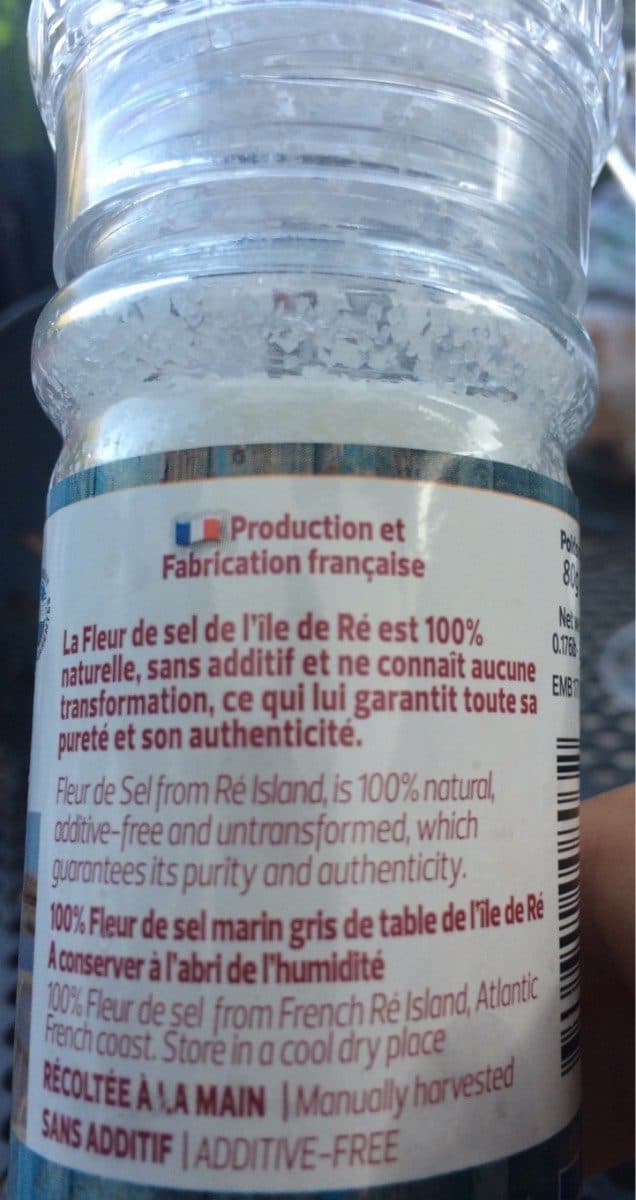 Les Sauniers de l'Île de Ré Fleur de sel de l'île de ré packshot