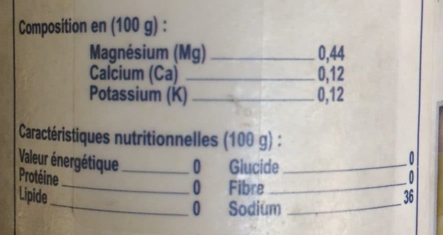 Les Chemins du Sel Fleur de sel - sel marin de l'ocean atlantique packshot