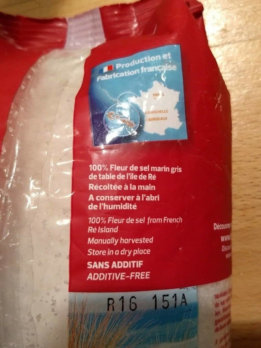 Les Sauniers de l'Île de Ré Fleur de sel de l'île de Ré packshot