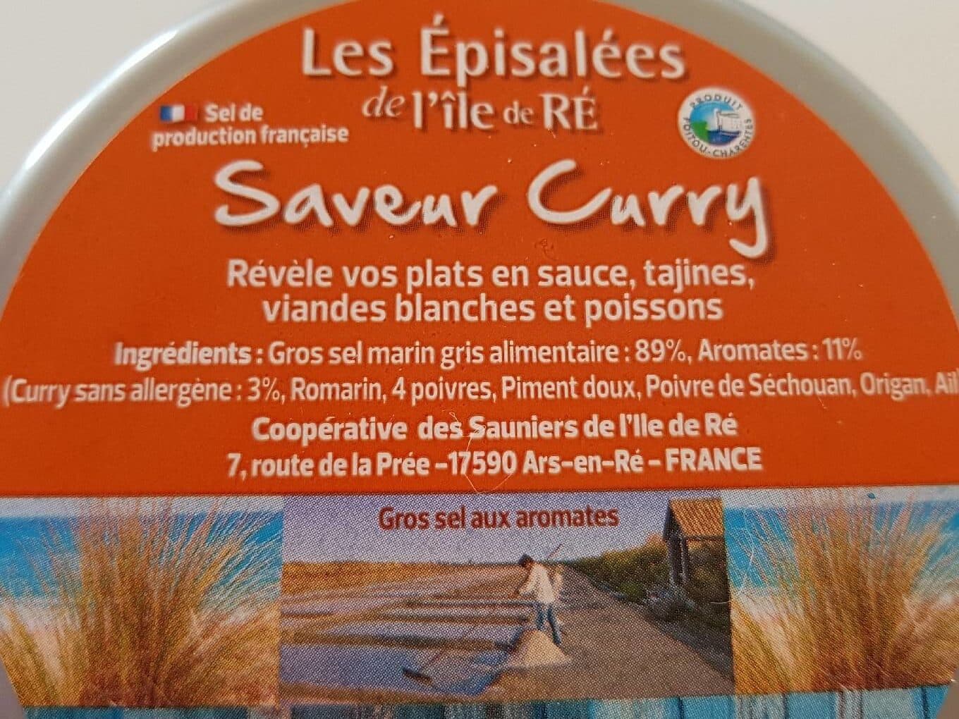 Les Episalees De L Ile De Re Saveur curry packshot