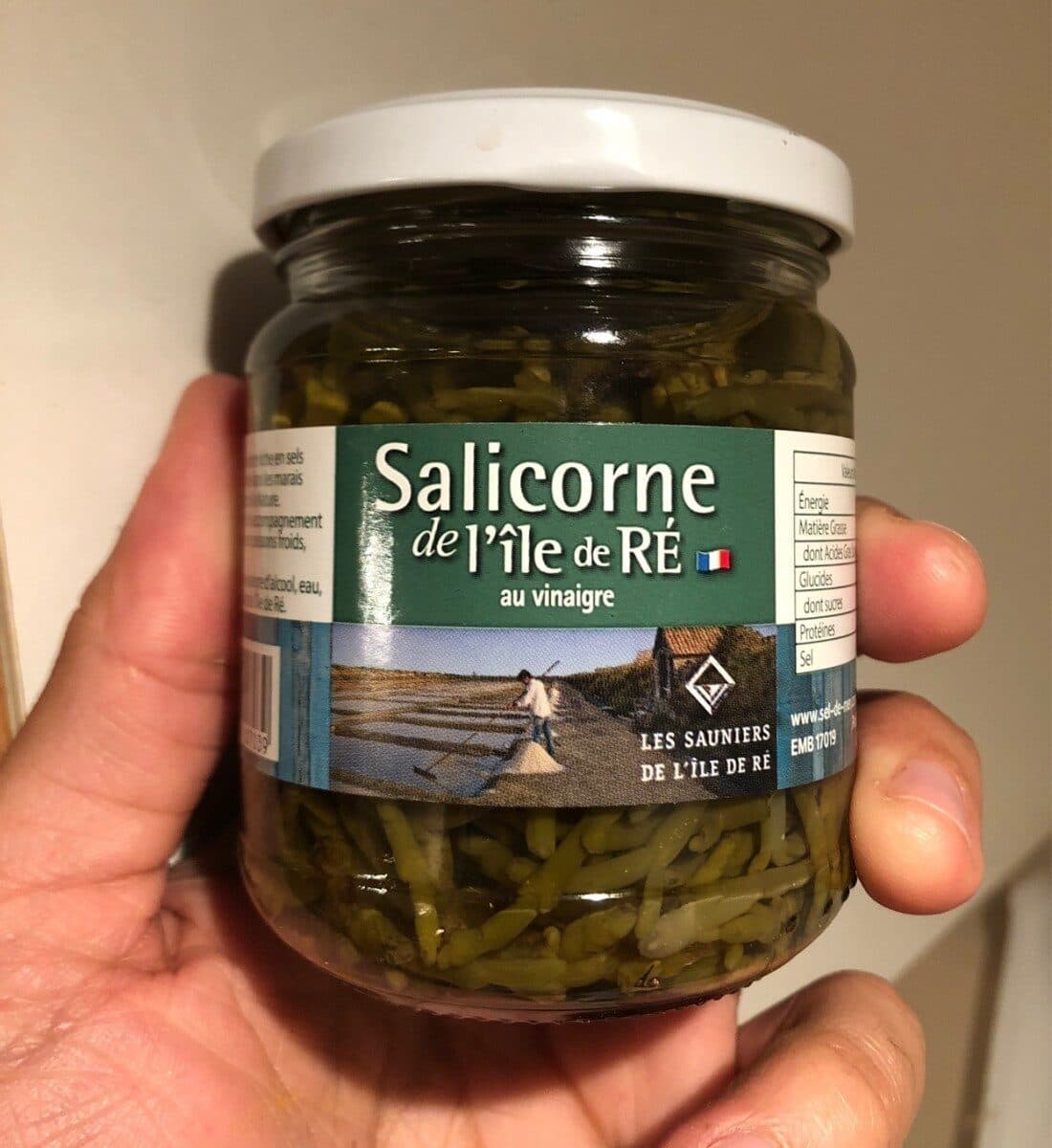 Les sauniers de l'île de Ré Salicorne de l'ile de Ré packshot