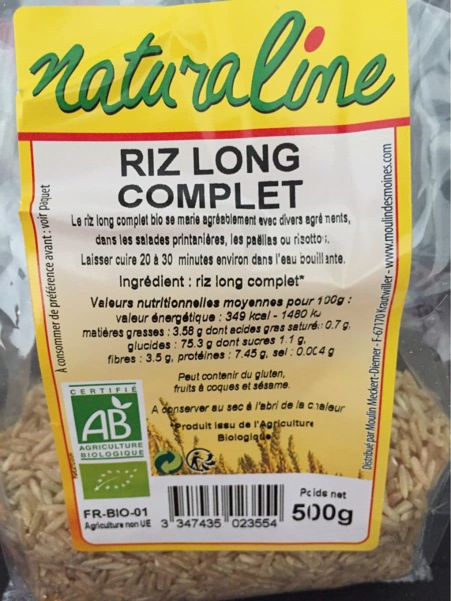 Naturaline Riz long complet packshot
