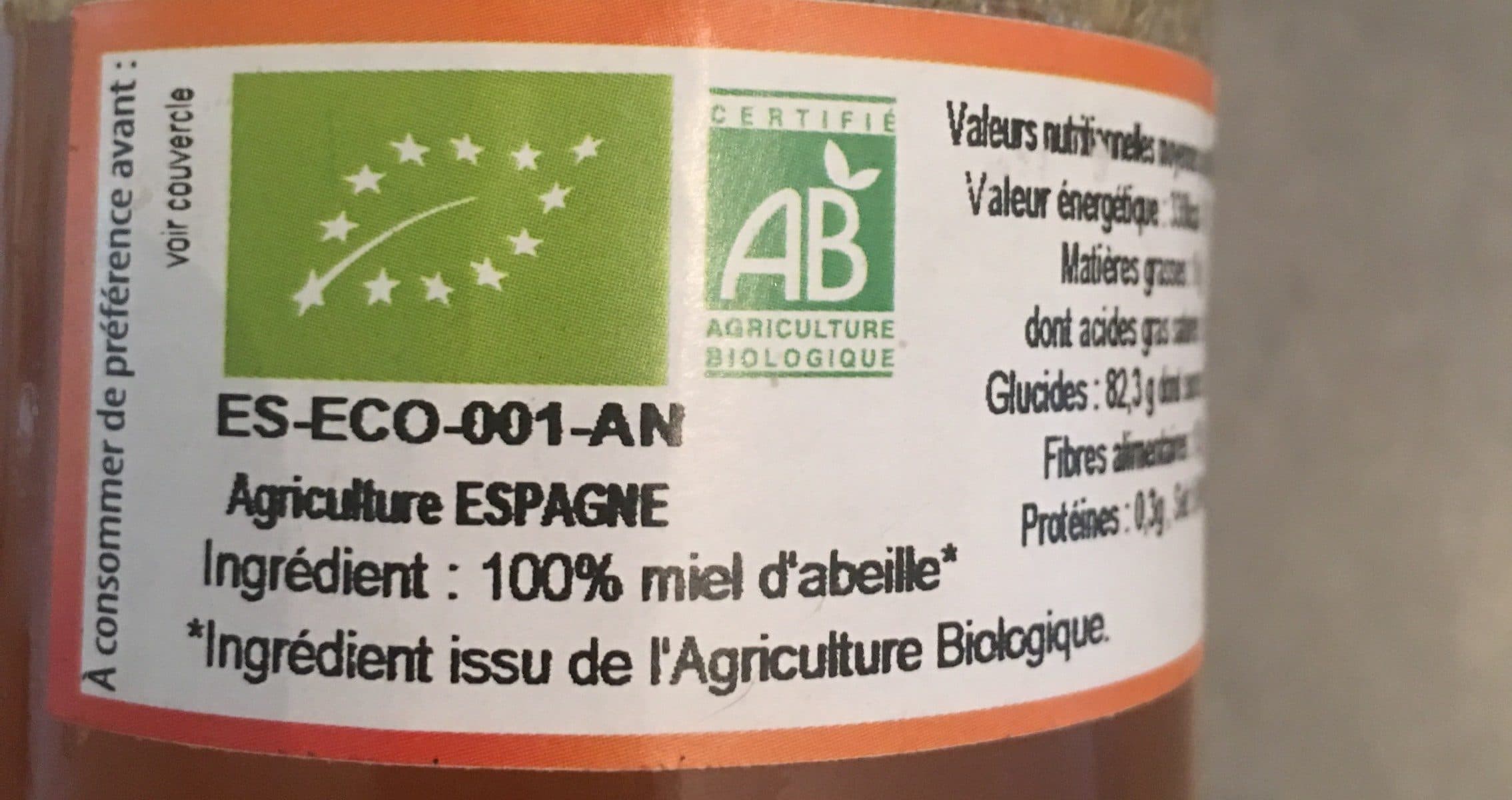 Moulins Des Moines Miel De Thym Bio packshot