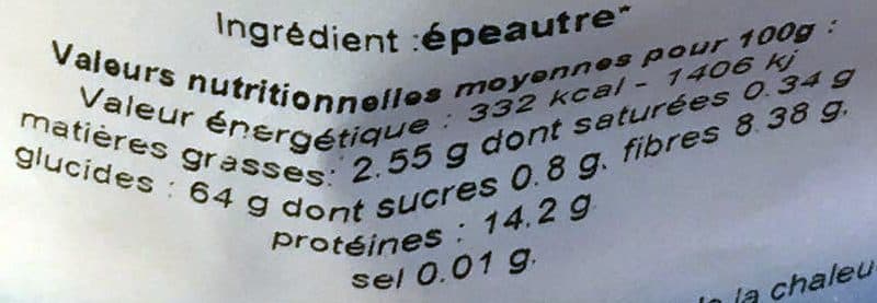 Moulin des Moines Farine d'épeautre Complète Type 150 packshot