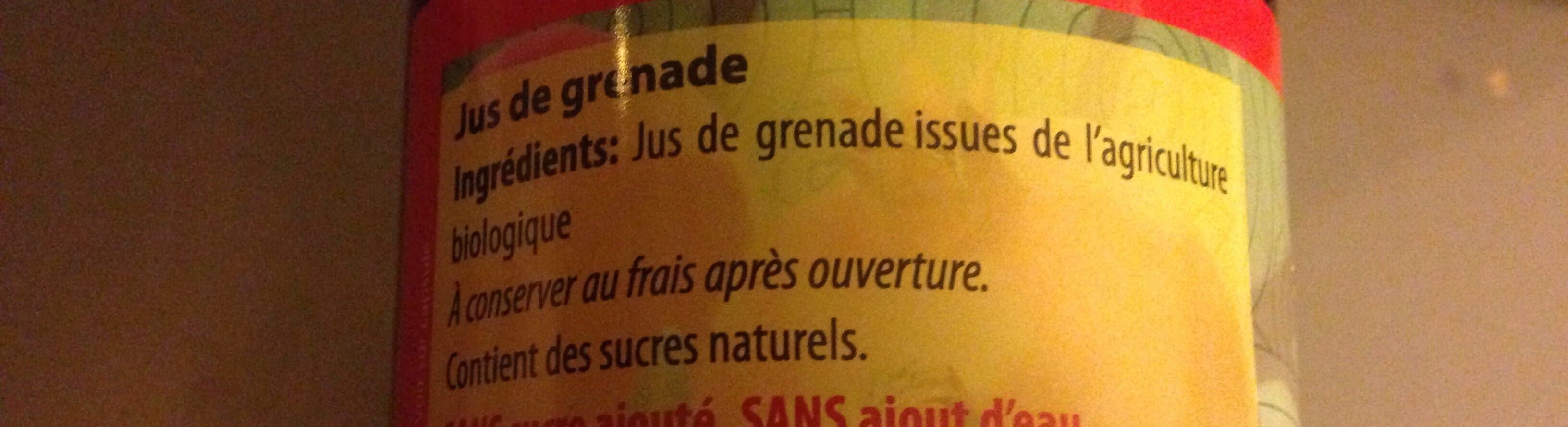Moulin des moines Jus de grenade bio packshot