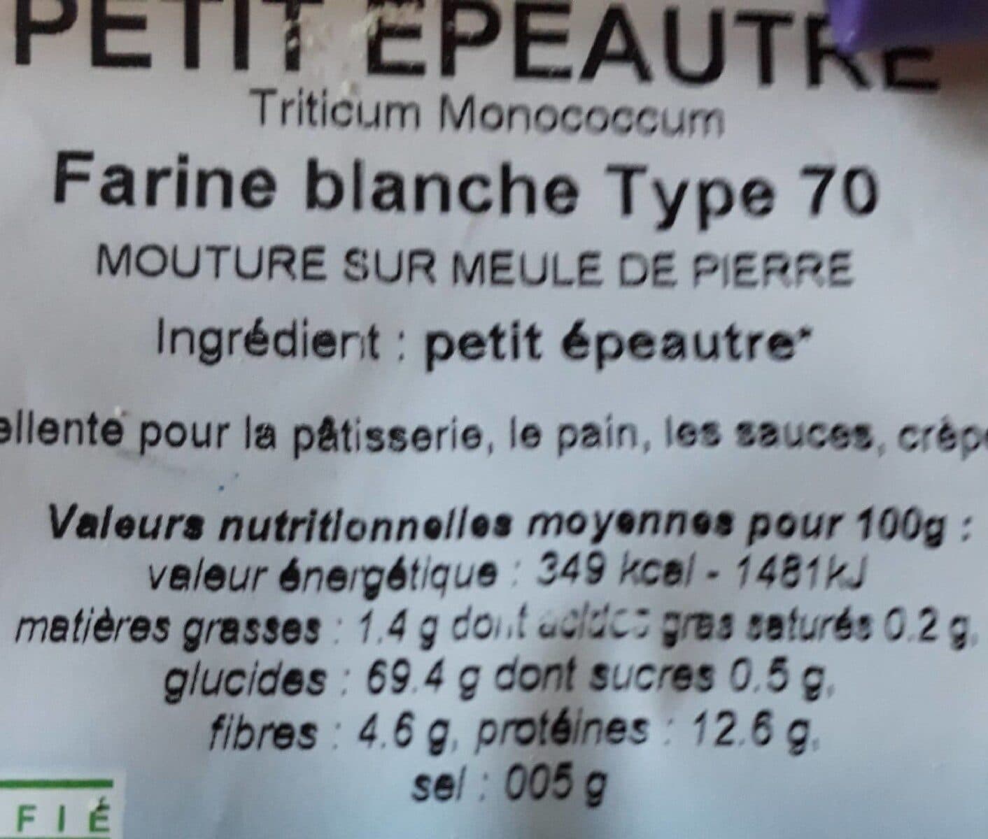 Moulin des Moines Farine de Petit Épeautre packshot