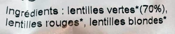 Moulin des Moines Trio de lentilles packshot