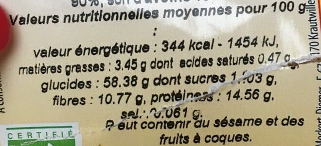 Naturaline Galettes d'épeautre au son d'avoine packshot