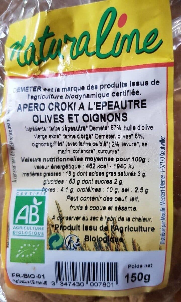 Moulin des moines Apéro à l''épeautre oignons et olives packshot