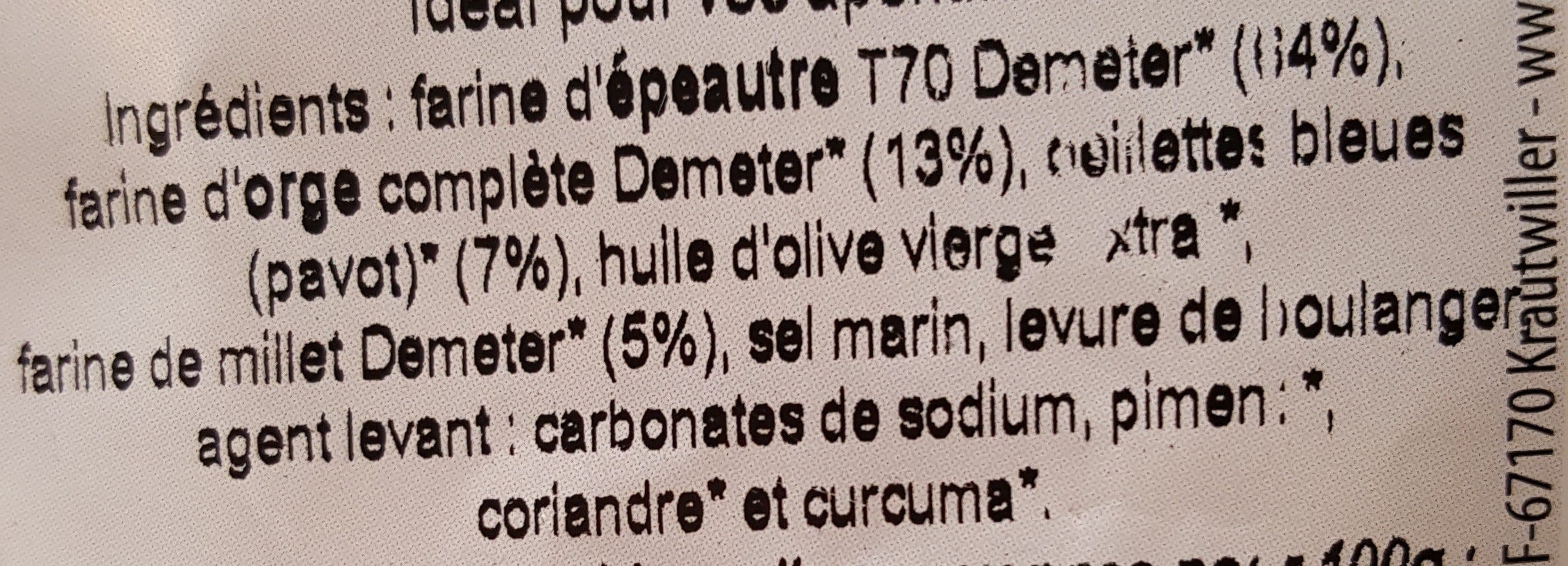 Moulin des moines Apéro bio à l'oeillette bleu packshot