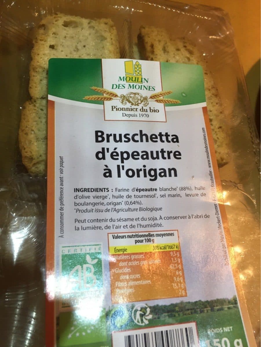 Moulin des moines Epicerie / Apéritifs Bio / Biscuits Apéritif Bio packshot
