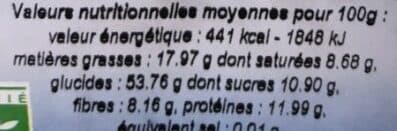 Moulin des moines Galettes d'épeautre nappées de chocolat et d'amandes packshot