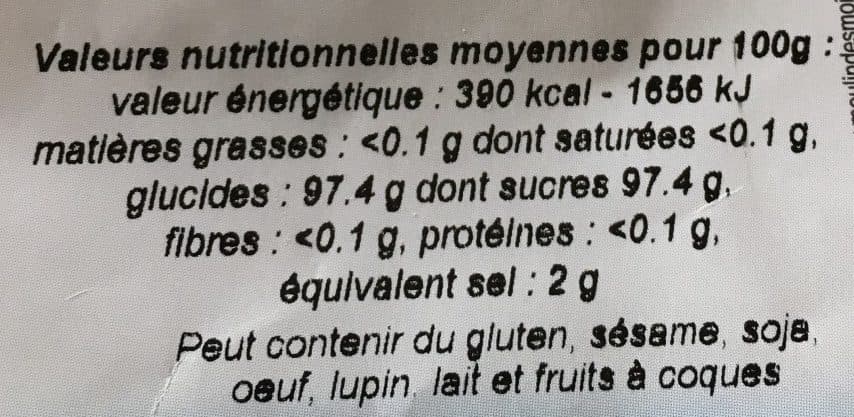 Moulin des Moines Sucre glace de canne packshot