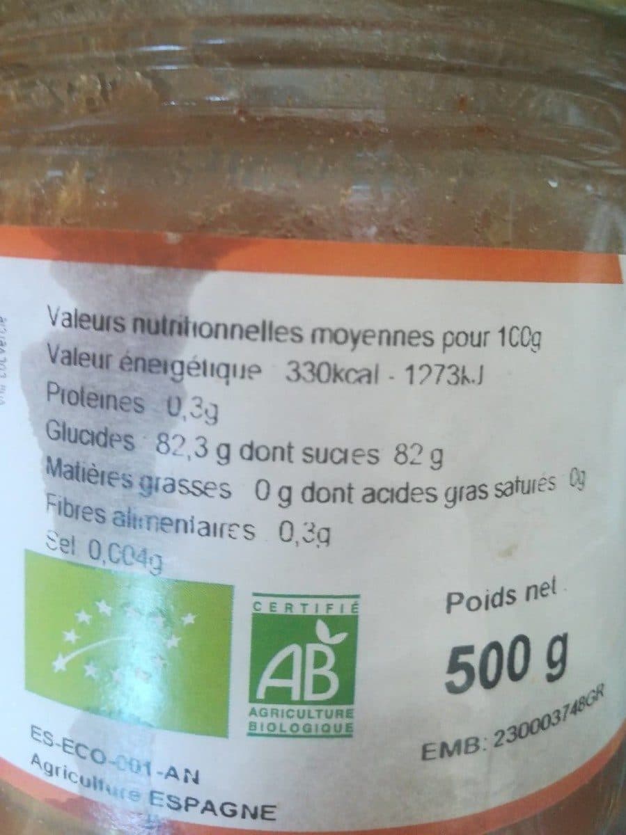 Moulin des Moines Miel bio amandier packshot
