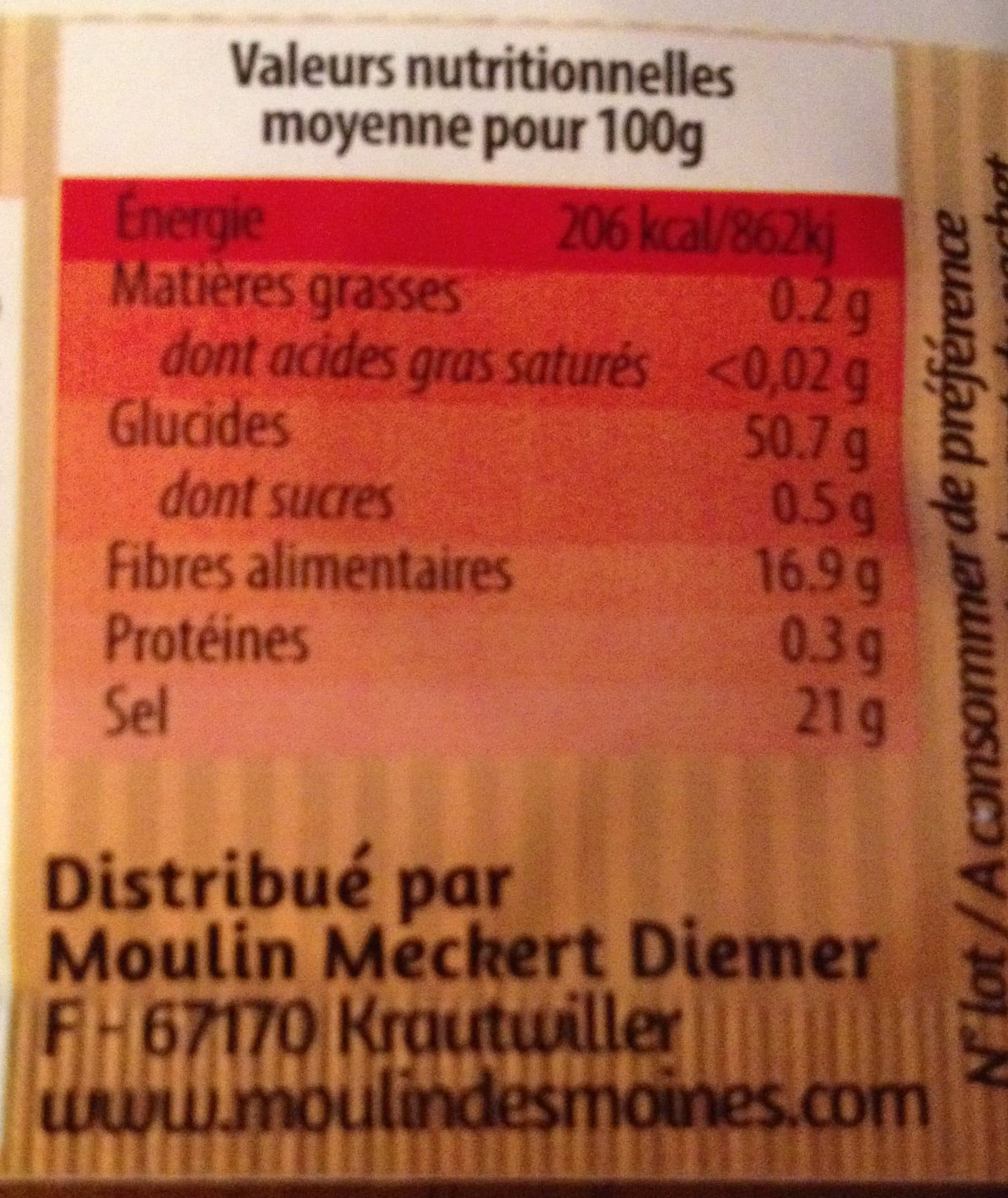 Moulin des Moines Poudre à lever bio packshot