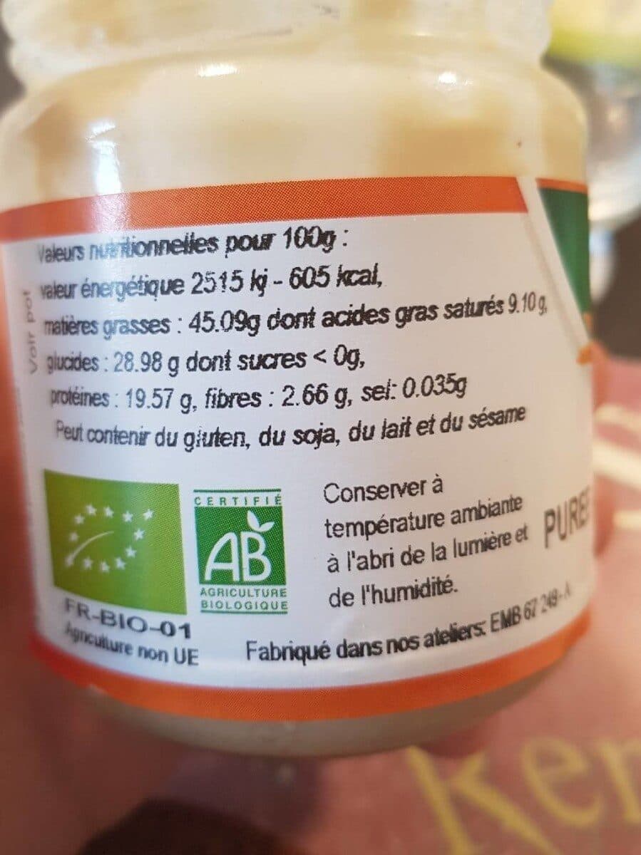 Moulin des moines Purée aux noix de cajou packshot