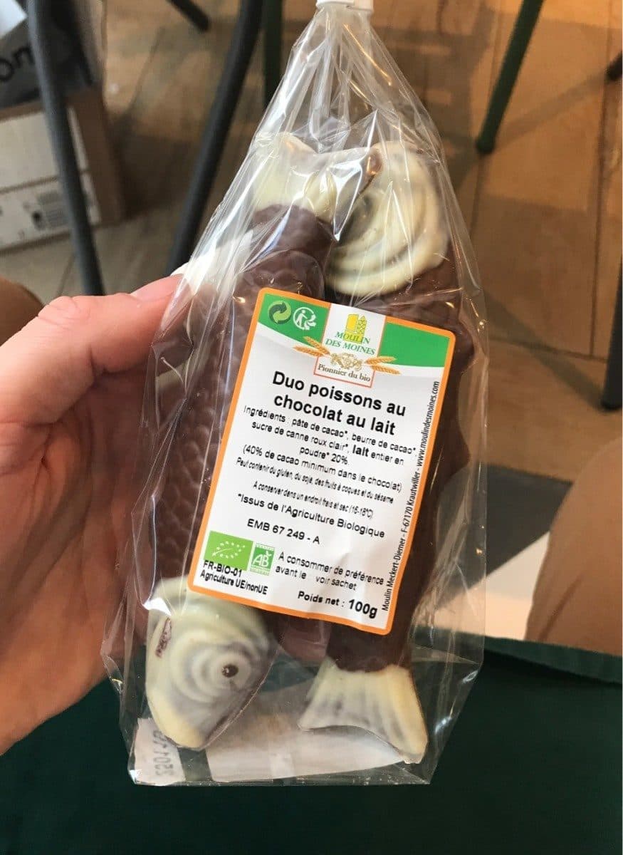 Moulin des Moines Duo Poissons au Chocolat au Lait packshot
