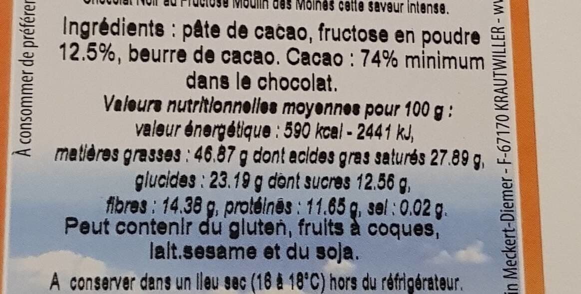 moulin des moines Epicerie / Epicerie Sucrée / Chocolat packshot