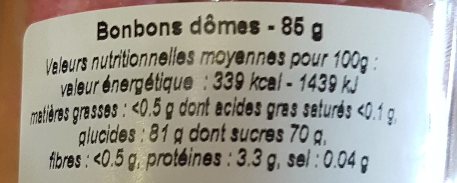 Moulin des Moines Bonbons Dôme packshot