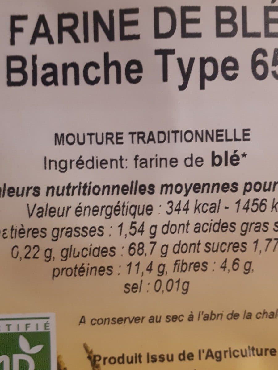 Naturaline Farine de blé blanche packshot
