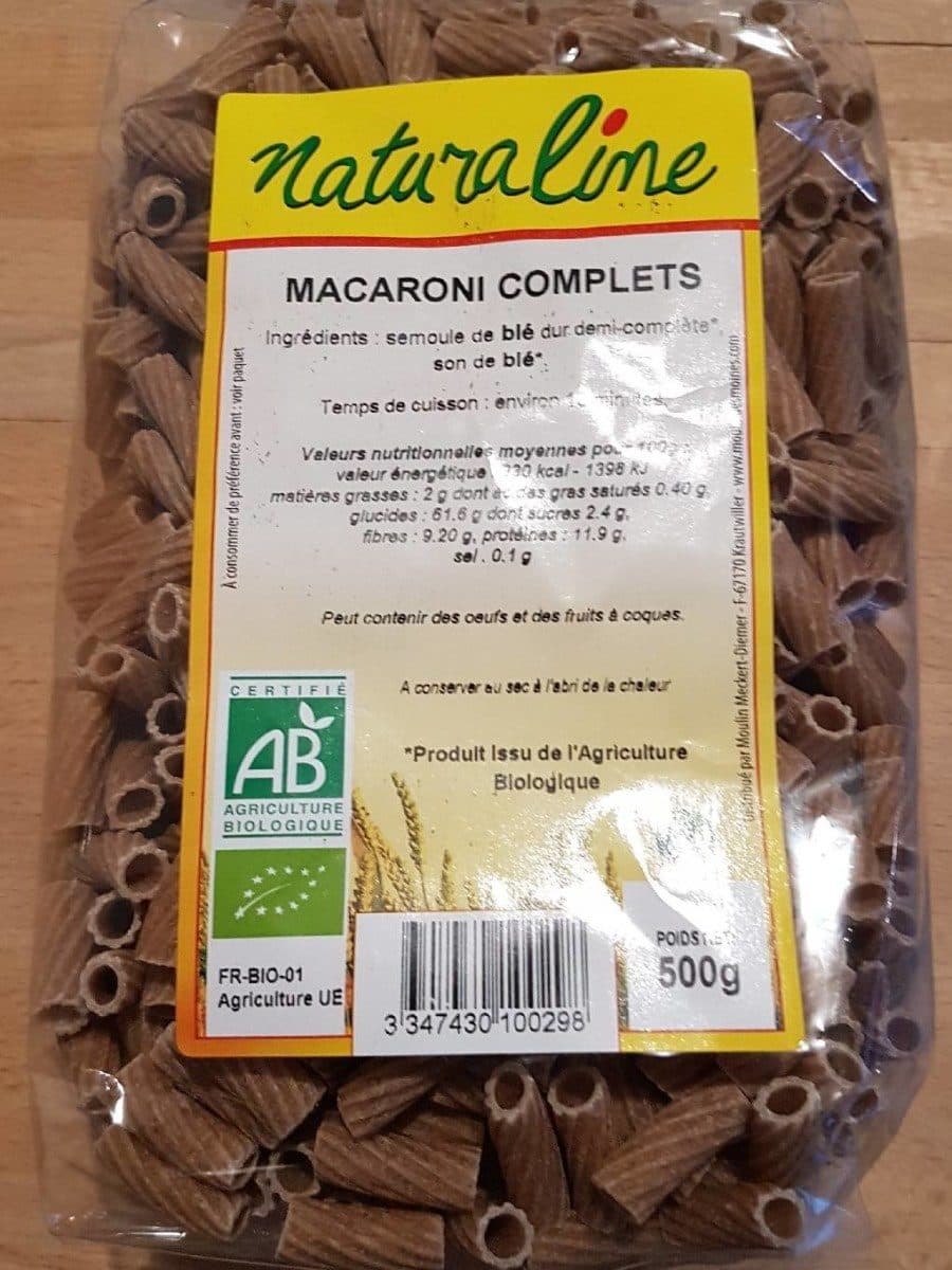 Naturaline Macaroni complets packshot