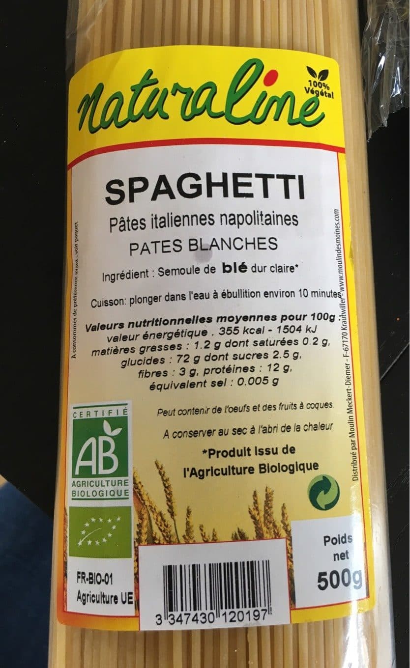 Naturaline Spaghetti packshot