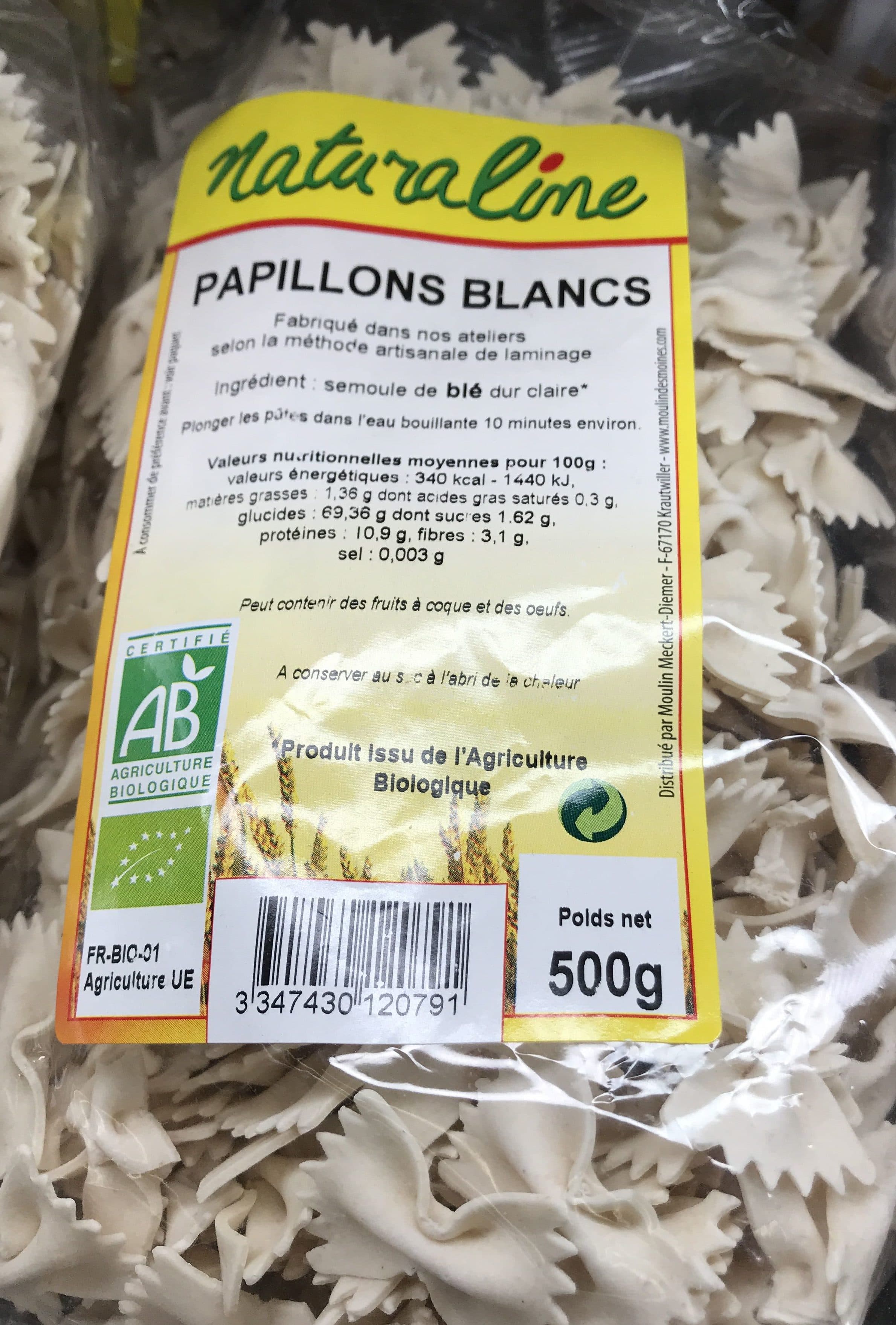 Moulin des Moines Papillons blancs packshot