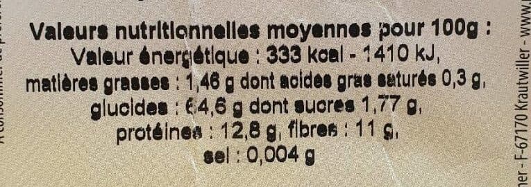 Naturaline Farine de blé complète type 150 packshot