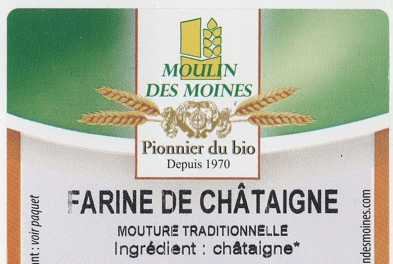 Moulin des Moines Farine de chataignes packshot