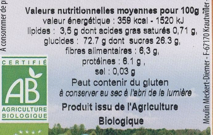 Moulin des Moines Farine de chataignes packshot