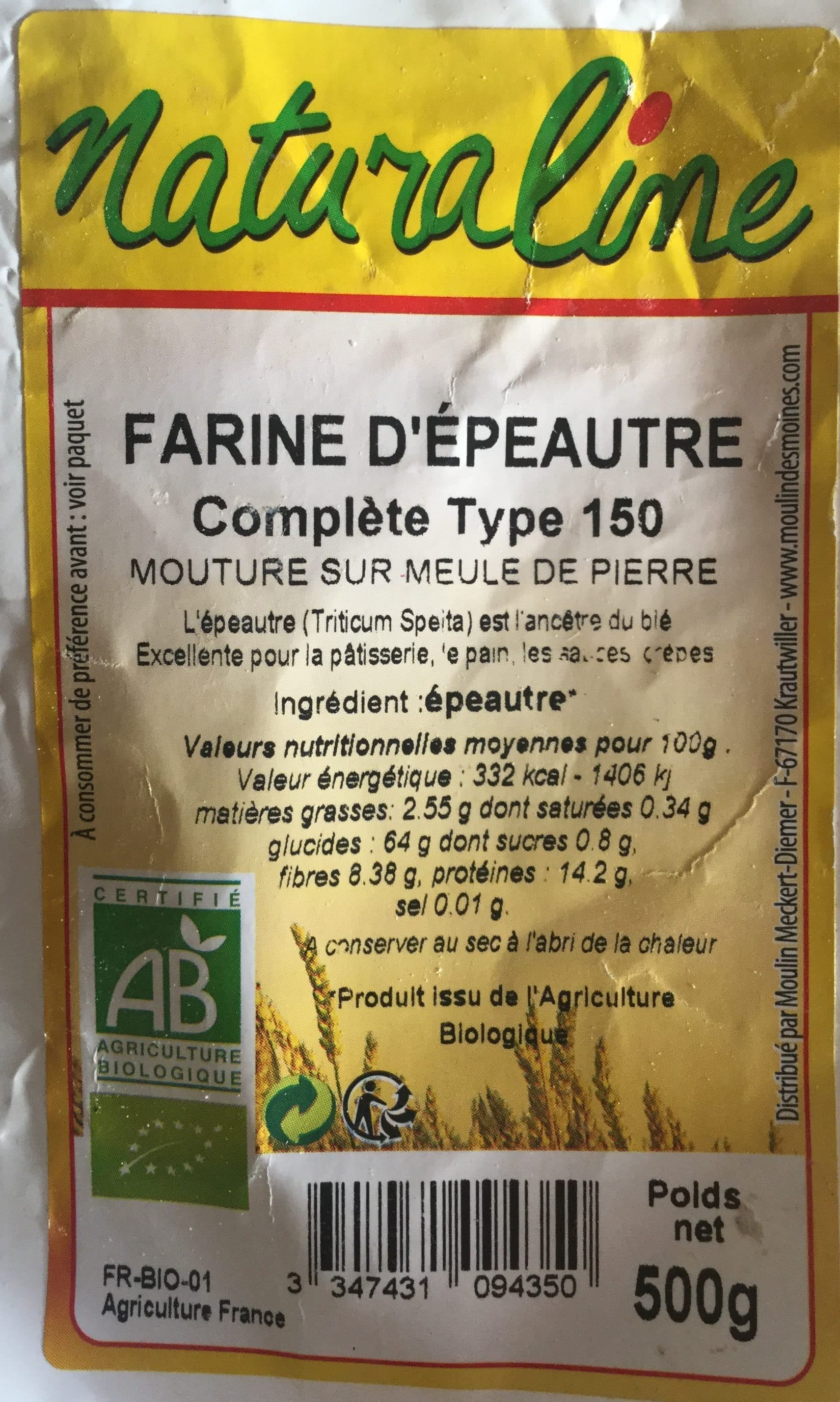 Naturaline Farine d'épeautre packshot