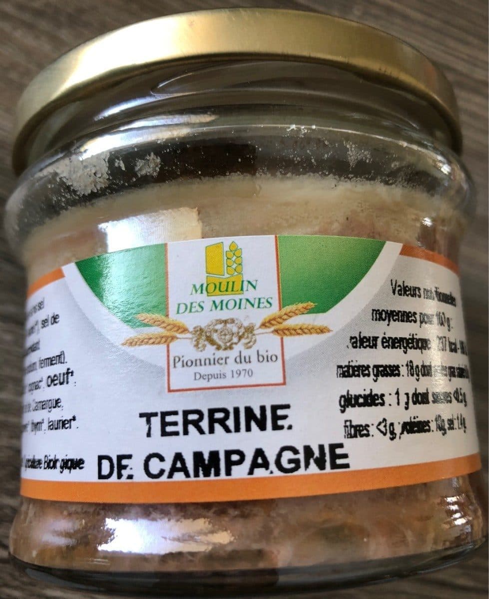 Moulin des moines Terrine de campagne packshot