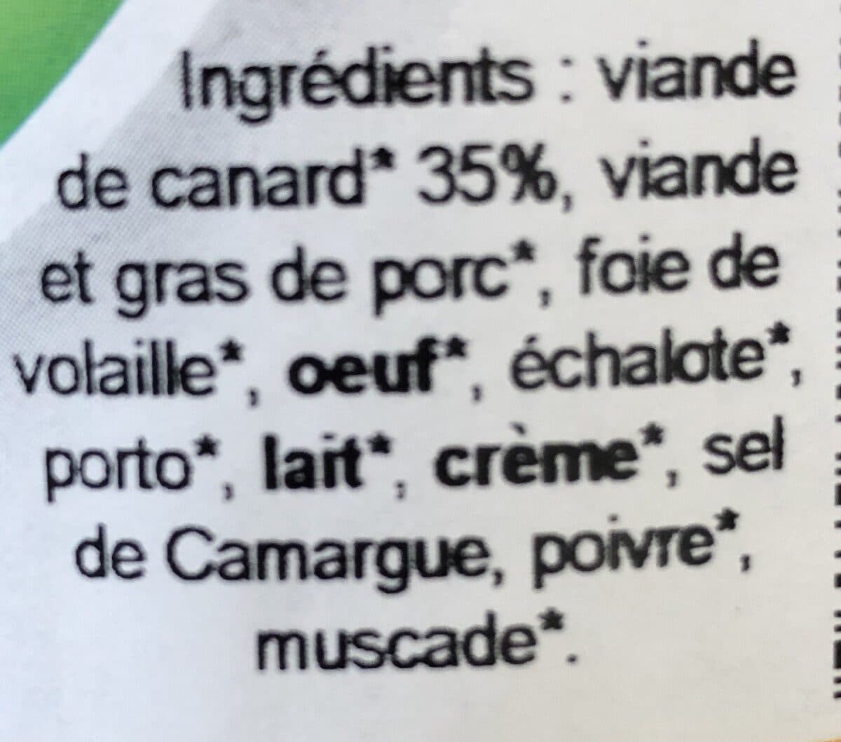 Moulin des moines Terrine de canard packshot