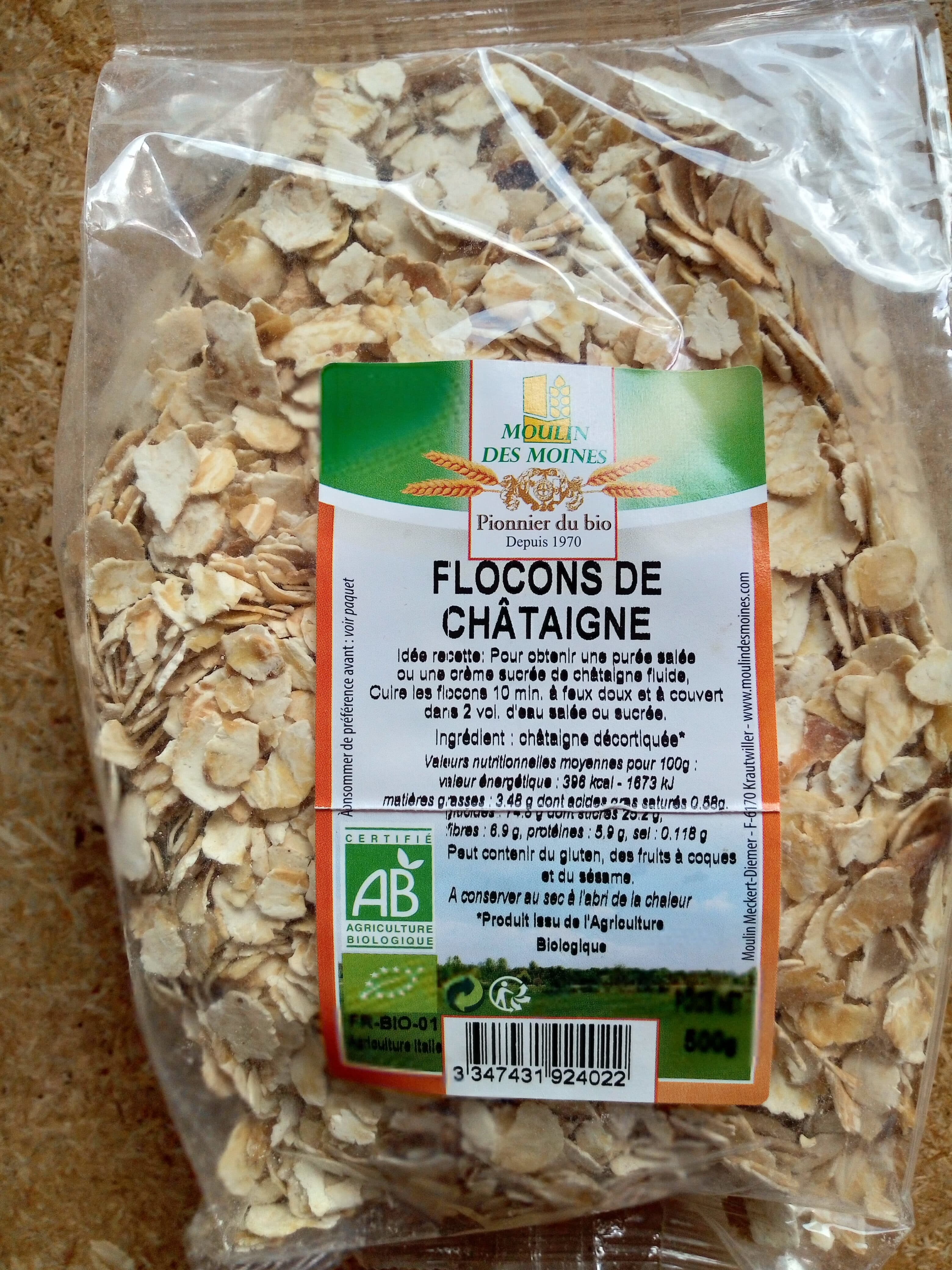 Moulin des Moines Flocons De Châtaigne packshot