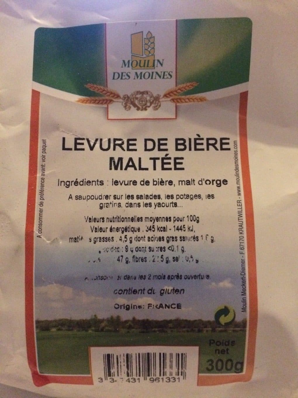 Moulin des Moines Levure de bière maltee packshot