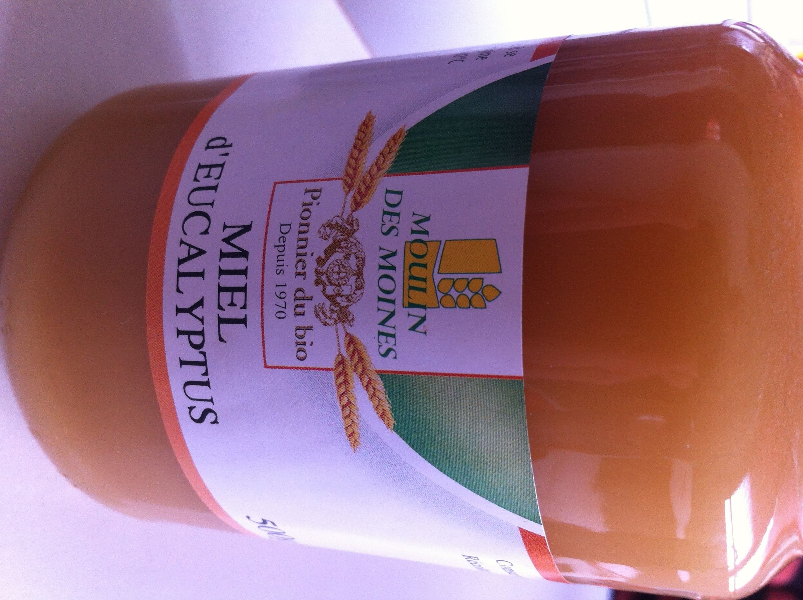 Moulin des Moines Miel d'Eucalyptus packshot