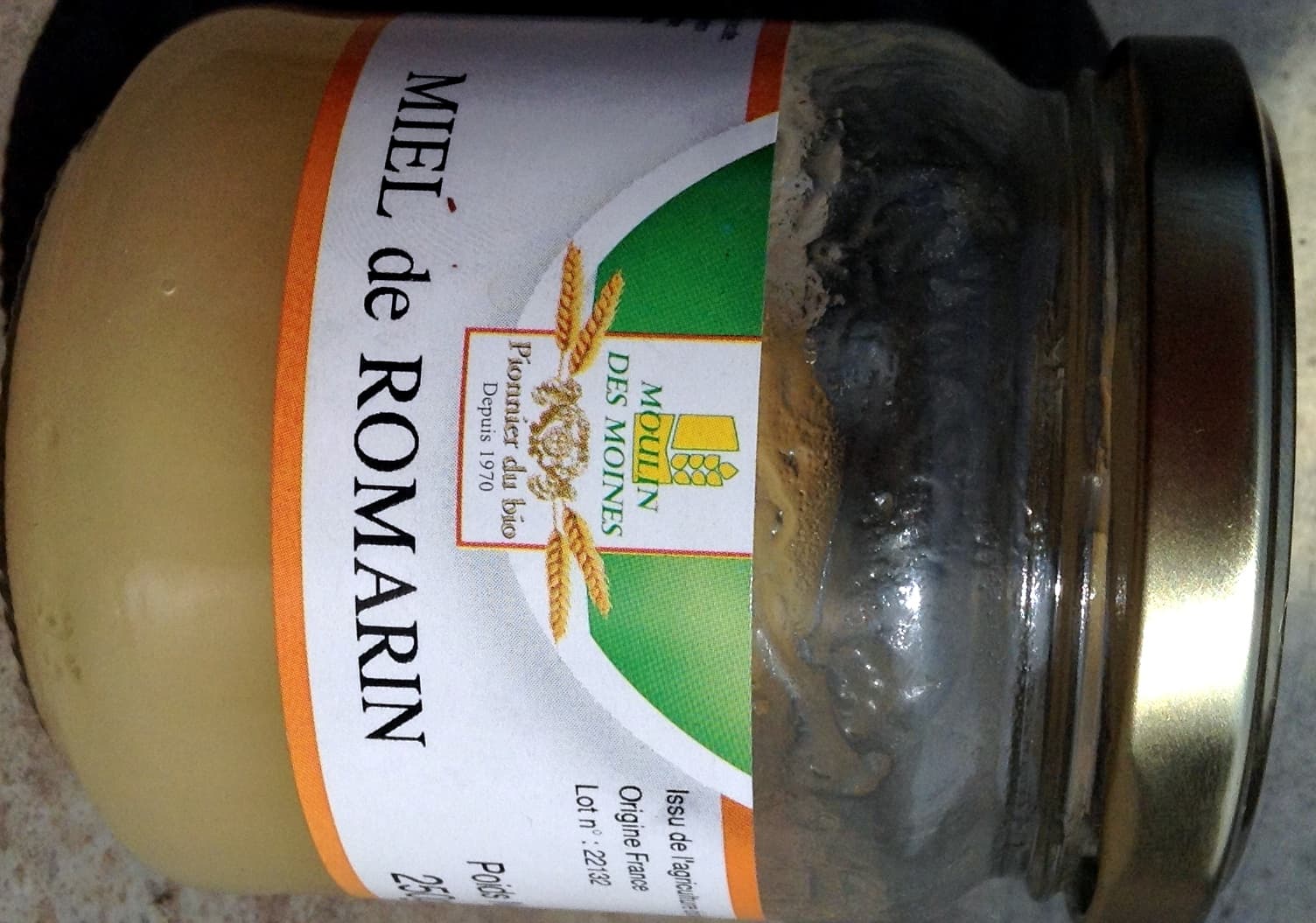 Moulin des Moines Miel de Romarin packshot