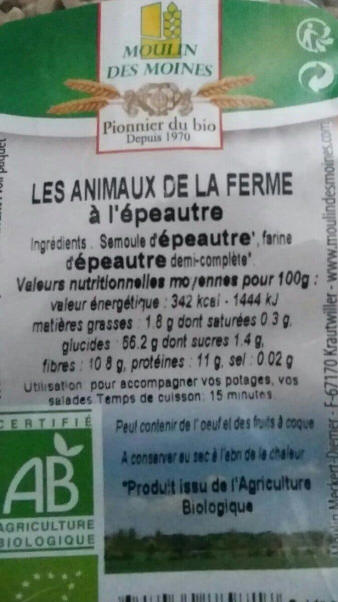 Moulin Des Moines Les Animaux De La Ferme À L'épeautre packshot