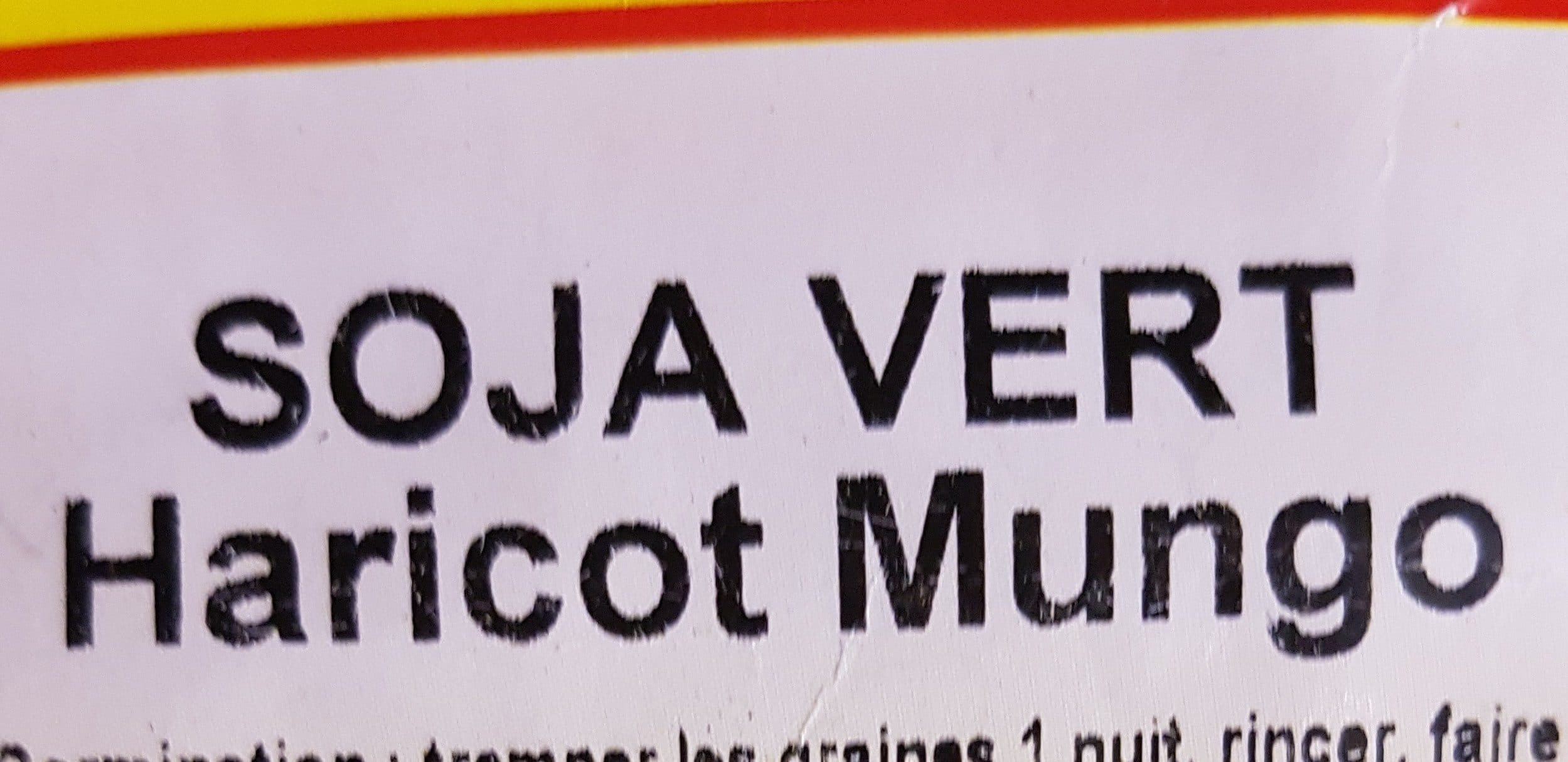 Naturaline Soja vert Haricot Mungo packshot