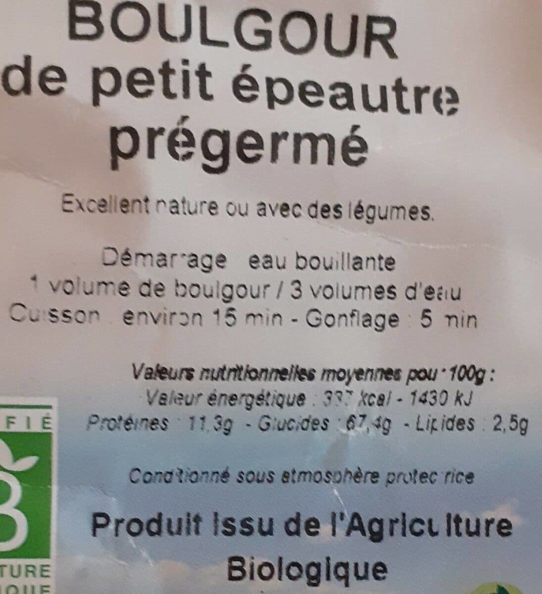 Moulin des Moines Boulgour de petit épeautre packshot