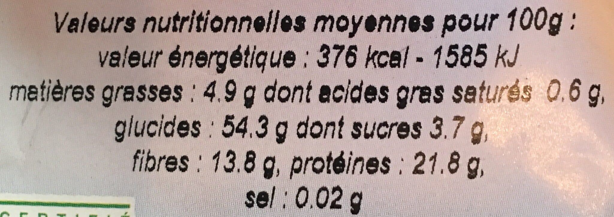 Naturaline Pois Chiches Secs Non Cuit packshot