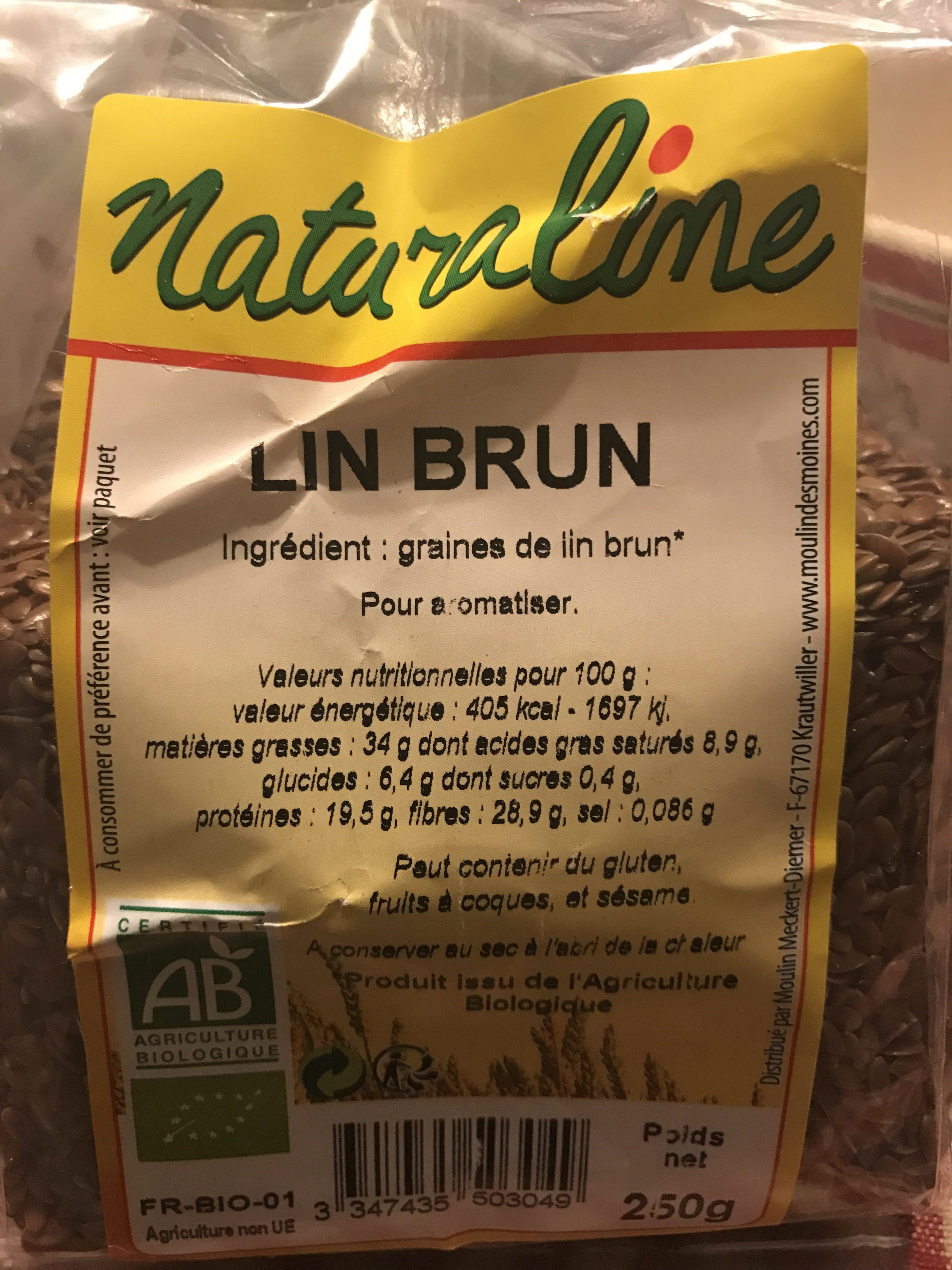 Domaine picard Lin brun bio packshot