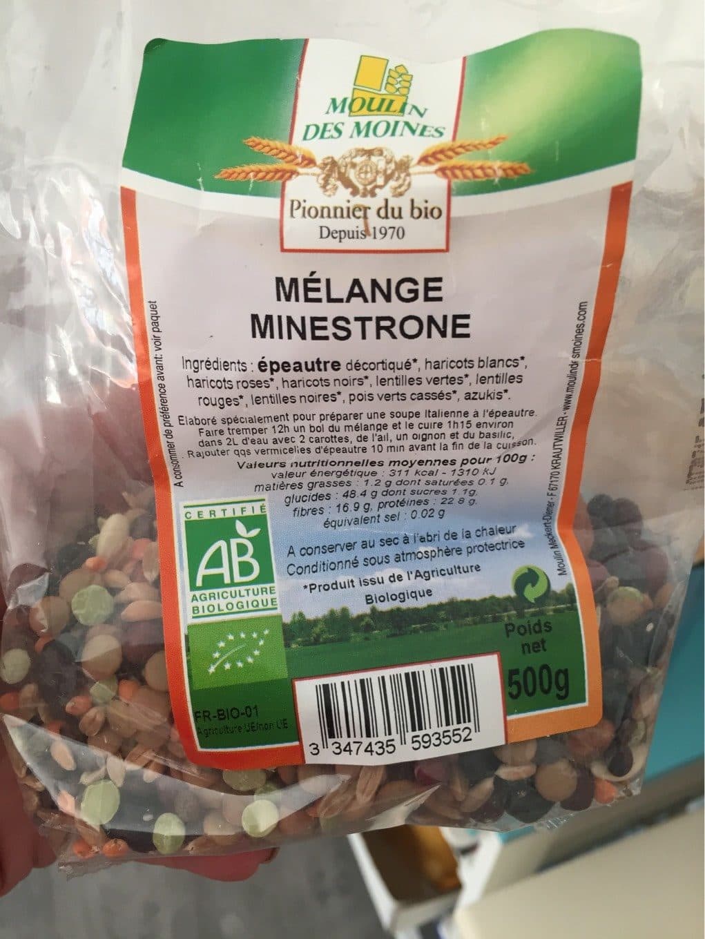 Moulin des Moines Mélange Minestrone packshot