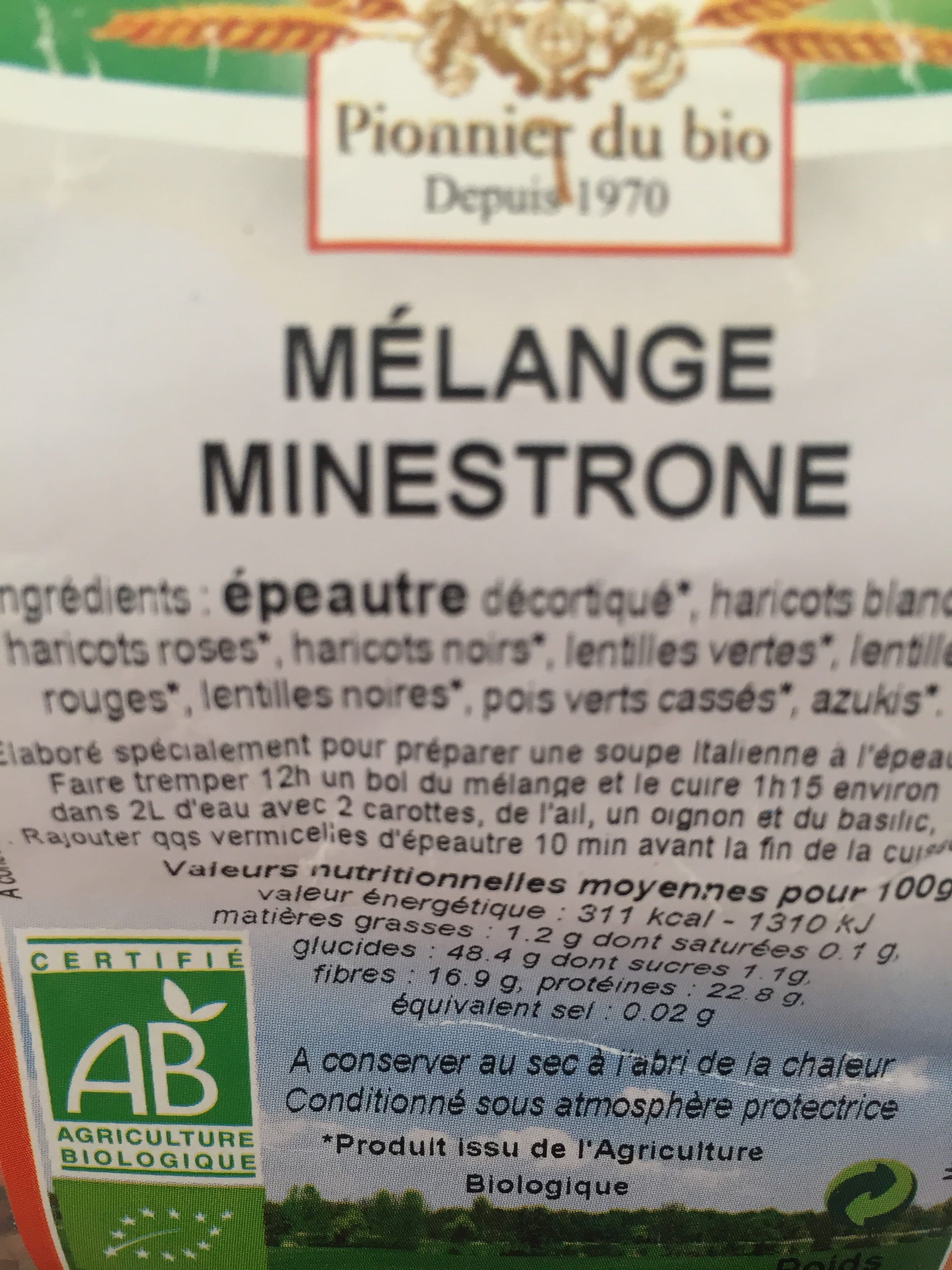 Moulin des Moines Mélange Minestrone packshot